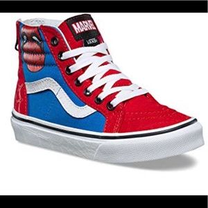 Vans X Marvel Spider-Man Kids Shoe size 12.5
